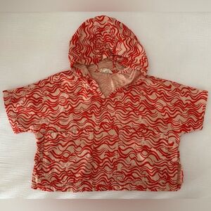 Toddler Open Edit Hooded Pullover Shirt